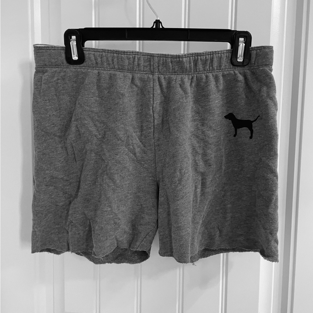 PINK By Victoria’s Secret Jogger Shorts Gray Size Small